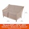 Modern Leisure Monterey Patio Loveseat Cover, 57.5 in. L x 38 in. W x 38 in. H, Beige 2905 - alternate 4